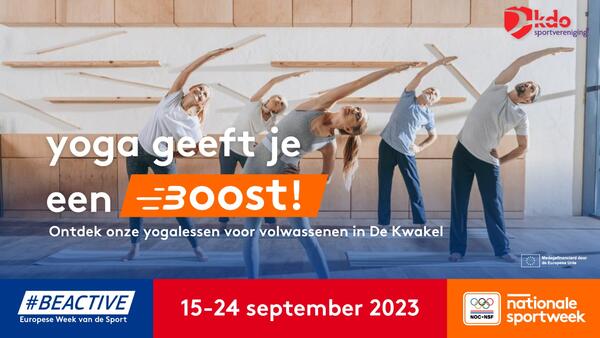 Doe mee tijdens de nationale sportweek!